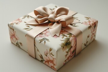 beautifully designed thank you card with elegant script and floral decorations