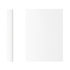 Floral book cover mockup png for publishing companies