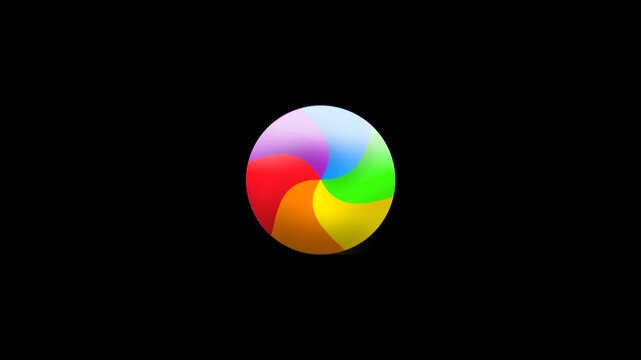 A Bright and Colorful Loading Spinner Icon Designed for Modern Digital Interfaces and Applications