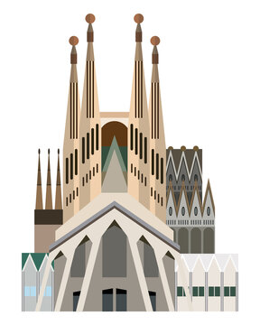 recommend clip art: Sagrada Familia png illustration, transparent background
