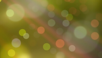 Obraz premium Warm-toned glowing bokeh particles on a transparent background, subtly blurred and floating mid-air for a dreamy effect.