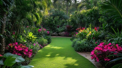 Obraz premium Tropical garden