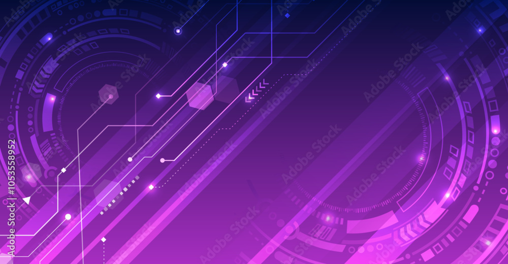 Leinwandbilder sci-fi concept for presentation or banner. abstract futuristic circuit board. high tech digital tech