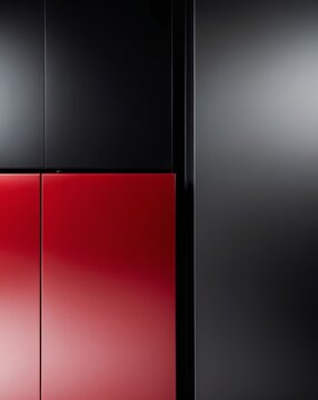 Background with metallic red and black contrasted with metallic red.