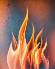 Bright Abstract Flame and Texture Background.