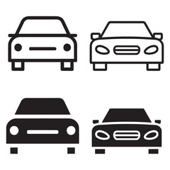 Fototapeta premium Car icon stroke