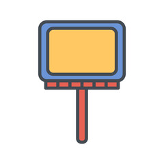 Billboard Vector Icon