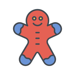 Gingerbread Vector Icon