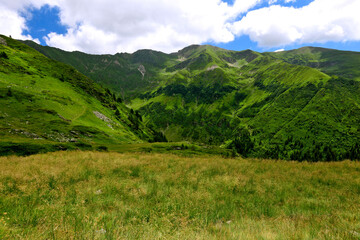 Obraz premium Gipfelregion des Moldoveanu - Transfogarascher Hochstraße, Făgăraș-Gebirge, Transsilvanische Alpen, Karpaten, Rumänien
