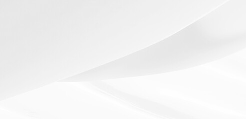 Obraz premium Elegant White Curve Background for Modern Designs