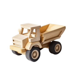 toy truck isolated on white