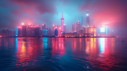 Fototapeta premium city skyline