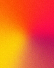 Vibrant Red to Yellow Noise Gradient Texture Background, abstract background