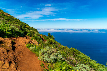 Hiking along the Sea