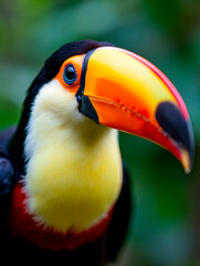 Obraz premium Photograph of a tropical toucan bird