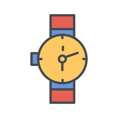 Monitor Watch Vector Icon