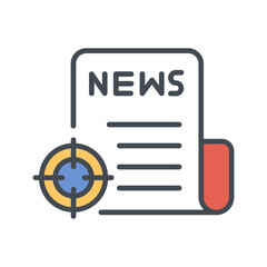 News Scoop Vector Icon