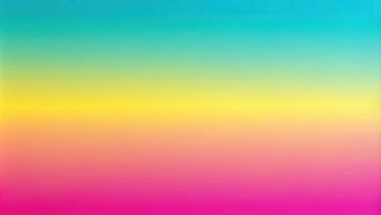 Obraz premium Colorful gradient textured background with pink, yellow, turquoise hues for design projects