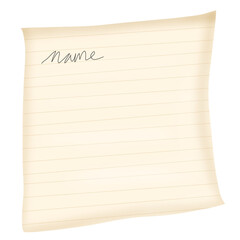 pencil and writing paper