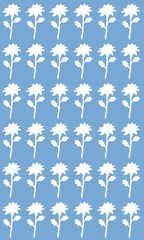 Colorful floral pattern background