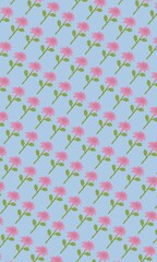 Colorful floral pattern background