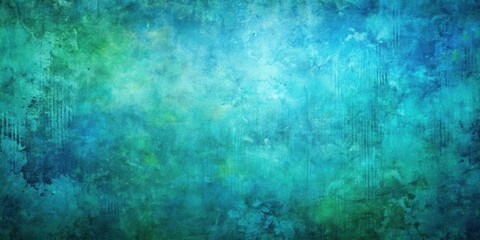 Fototapeta premium Blue and green abstract background with textured design for artistic projects
