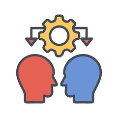 Conflict Management Vector Icon