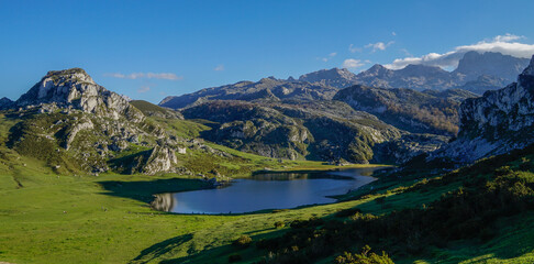 Covadonga Lakes, Picos de Europa- beautiful spot in Spain, Asturias