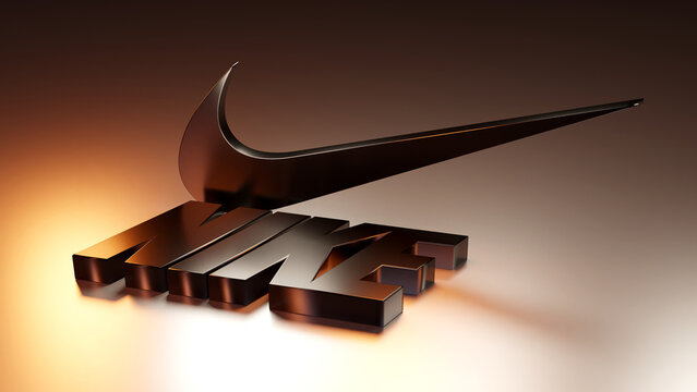 Nike logo and font