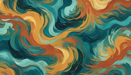Obraz premium abstract, wallpaper, waves, brushstrokes, flow, texture, movement, fluid, pattern, swirls, organic, art, dynamic, background, painting, modern, seamless, energy, artistic, decor, wall, harmony, smooth