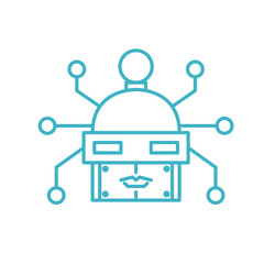 Fototapeta premium Artificial Intelligence Icon