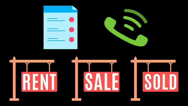 Real Estate Transactions Icons