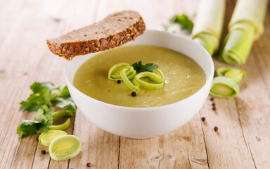 leek soup, health winter dish