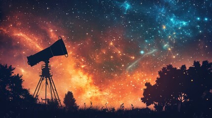 Analyze the scientific importance of studying the night sky.