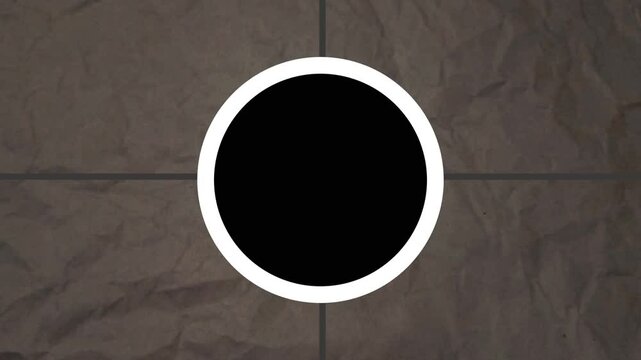Countdown timer animation with old film paper texture screen. Countdown, Old film movie timer countdown, 4k  countdown video.