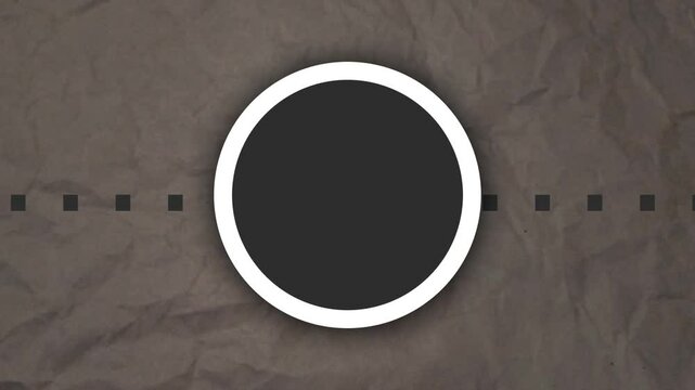 Countdown timer animation with old film paper texture screen. Countdown, Old film movie timer countdown, 4k  countdown video.