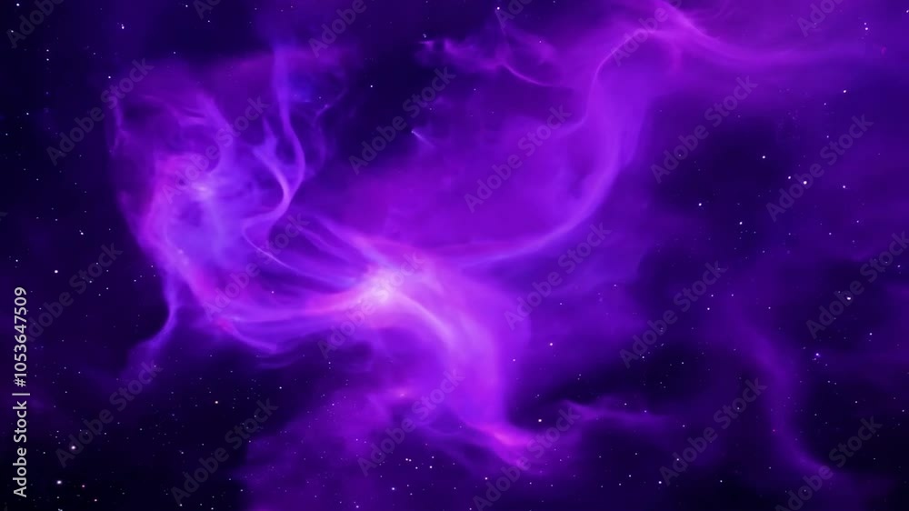 Canvas Prints light - creates backdrop sense dark dynamic effect interplay purple space nebula wonder stunning vis