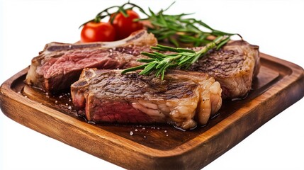 T-bone beef cut steak meat pork
