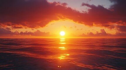 Fototapeta premium The sunset is often seen as a spiritual experience