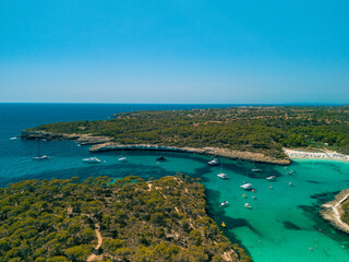 Beach & Sea of Mallorca, Mediterranean Sea Spain