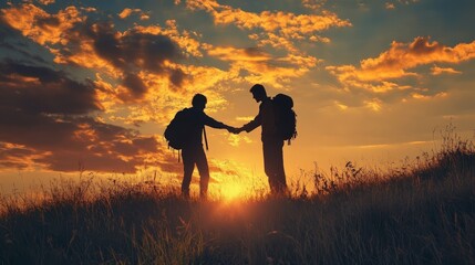 Obraz premium Think about a time you helped someone else