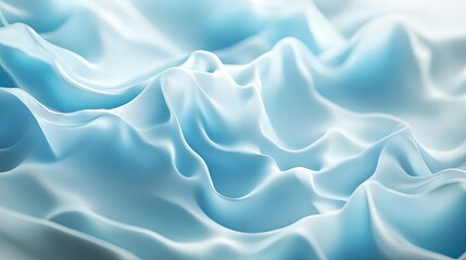 Obraz premium Abstract background with soft blue waves, symbolizing the fluidity and flexibility of insurance solutions