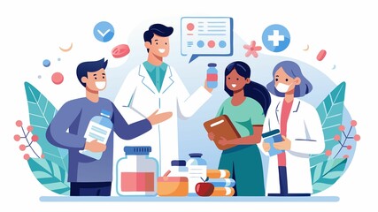 Pharmacists collaborate with physicians and other healthcare providers to develop and manage comprehensive medication therapy plans for patients.