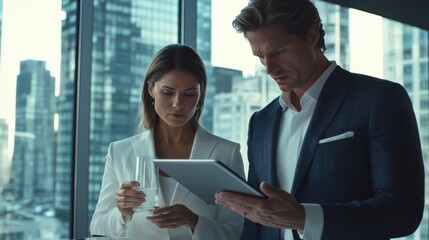 Obraz premium The Business Professionals in Office