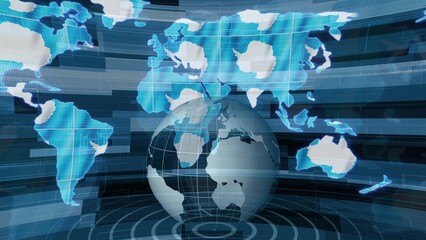 Antarctica news technology earth map background 1