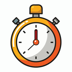  stopwatch on white background