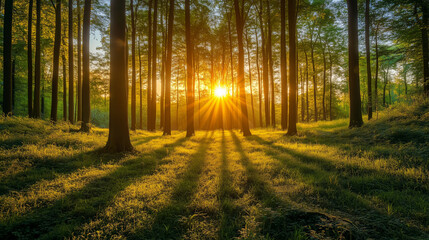 Obraz premium 自然と夕暮れ