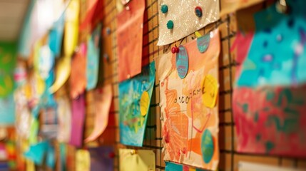 A bulletin board displaying community resources and events.