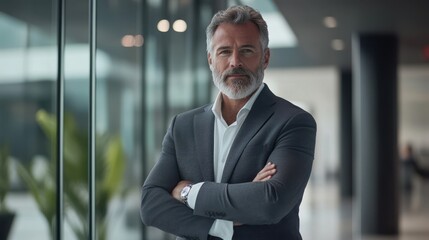 Fototapeta premium The Confident Businessman Portrait
