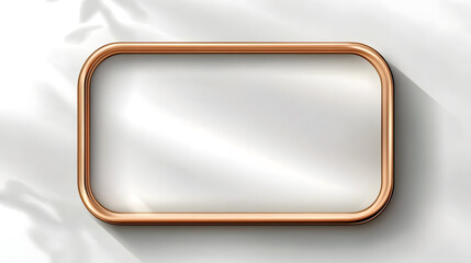 Gold Frame Mockup - Minimalist Design Template